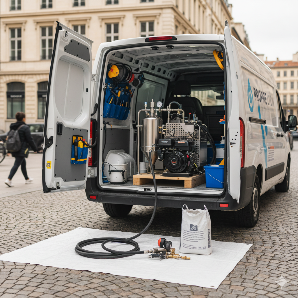 Van professionnel équipé PropreLyon