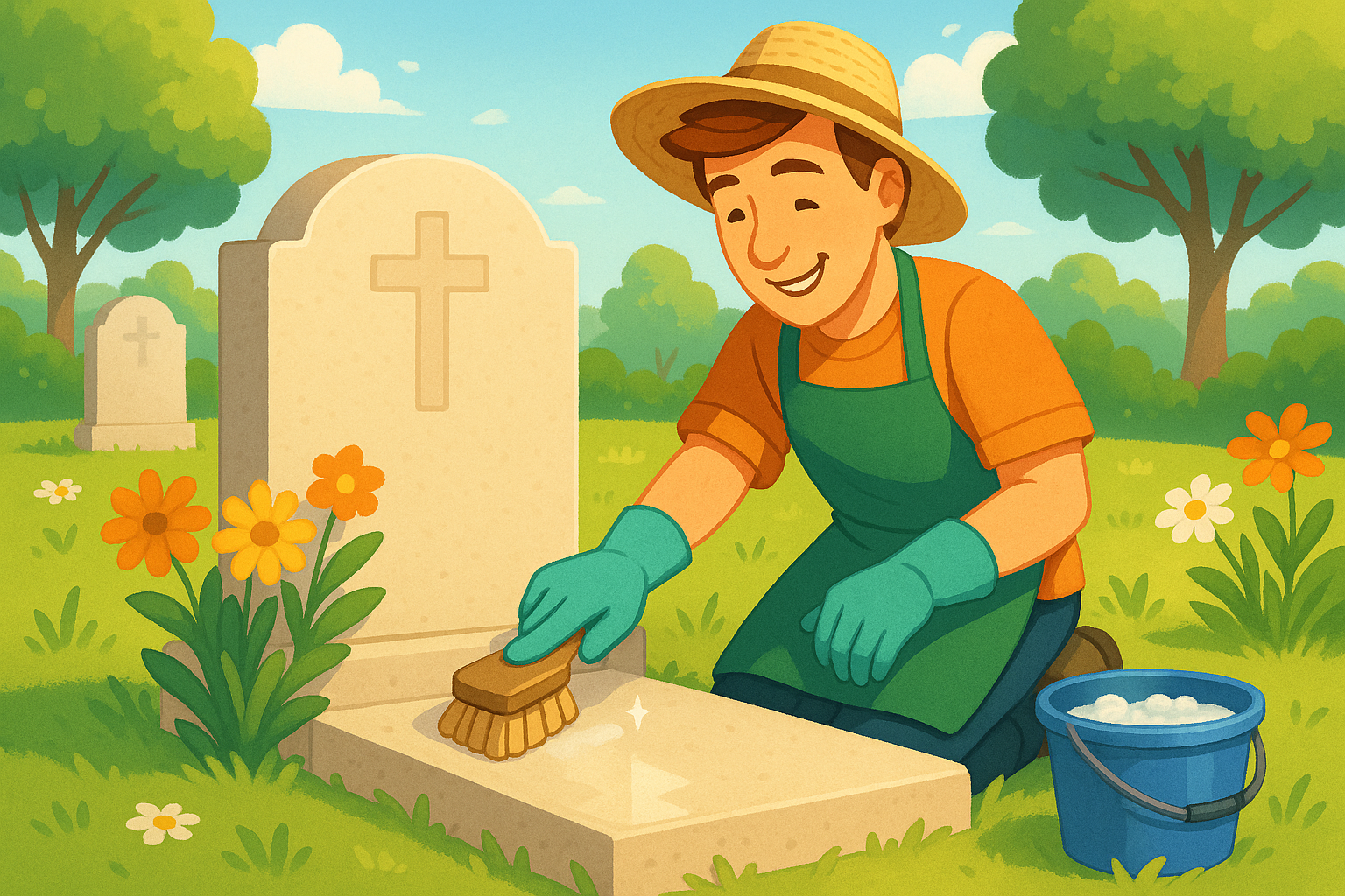 Nettoyage de sépultures professionnel à Lyon