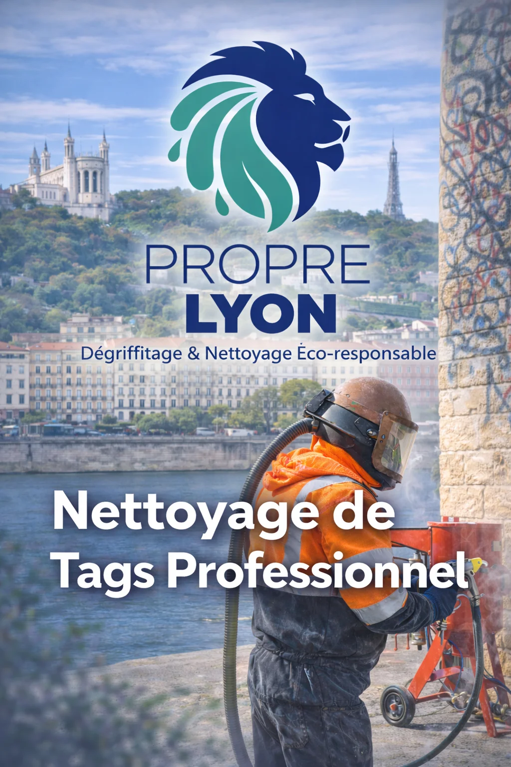 Nettoyage de tags et graffitis à Lyon — PropreLyon dégraffitage professionnel